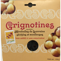 Grignotines (mirabelles séchées)