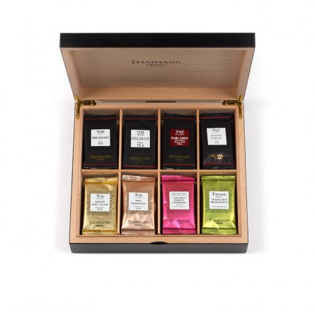 Coffret Bois 48 Sachets Cristal® (Thés et Infusions Assortis) Coffret Bois 48 Sachets Cristal® (Thés et Infusions Assortis)