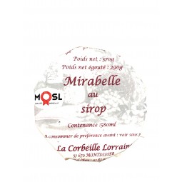 Mirabelle au sirop