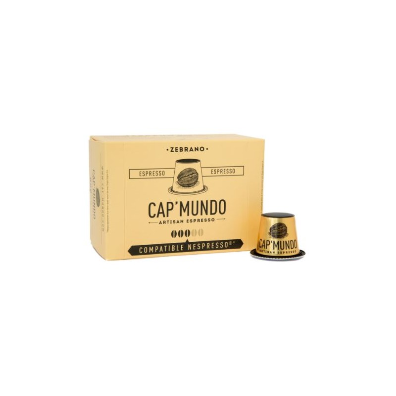Boite de 10  Capsules - Cap'Mundo - ZEBRANO