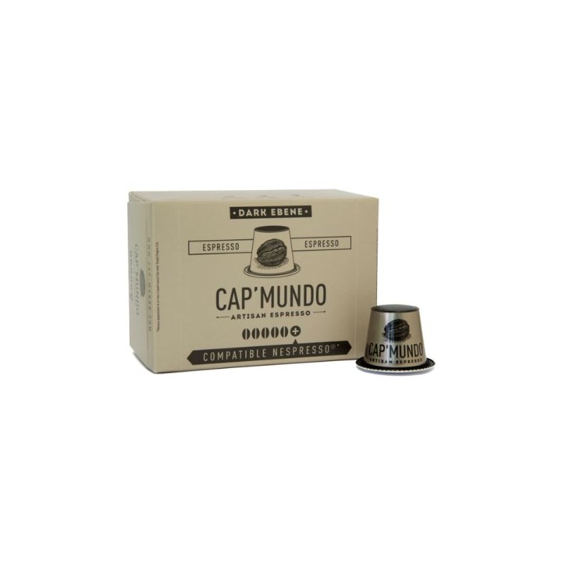 Boite de 10  Capsules - Cap'Mundo - DARK EBENE