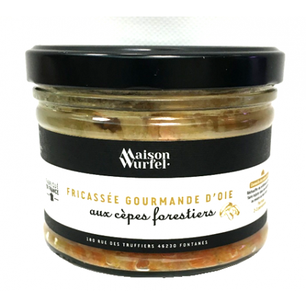 Fricassée Gourmande d'Oie aux Cèpes Forestières Fricassée Gourmande d'Oie aux Cèpes Forestières