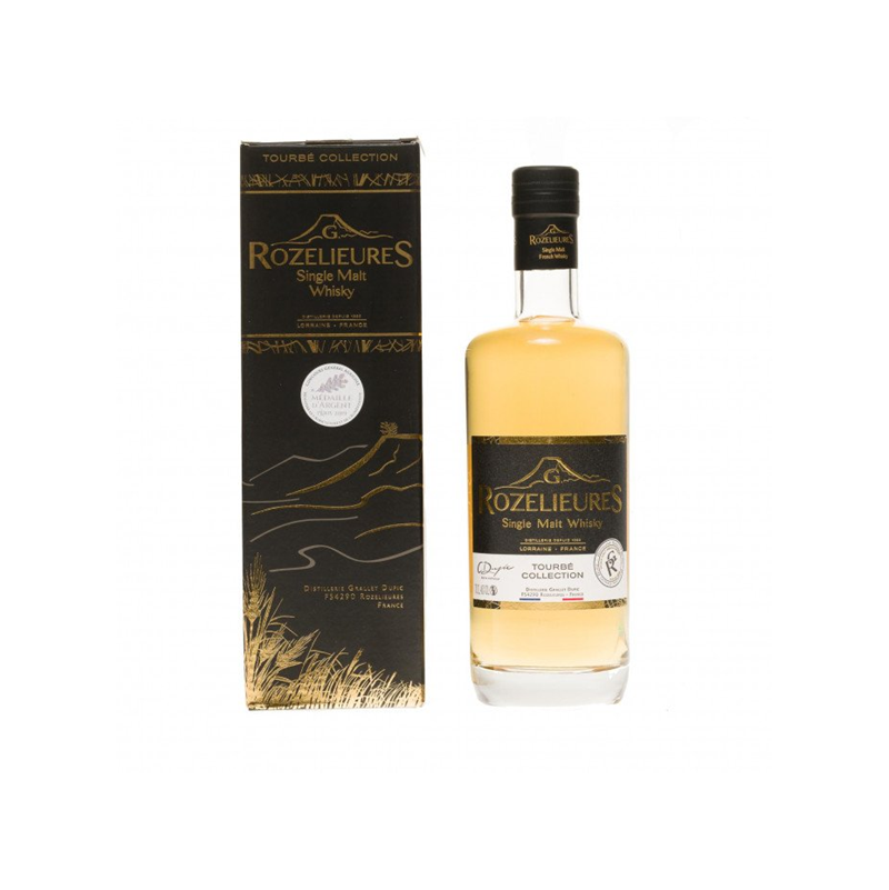 Whisky single malt "Tourbé collection" G. Rozelieures